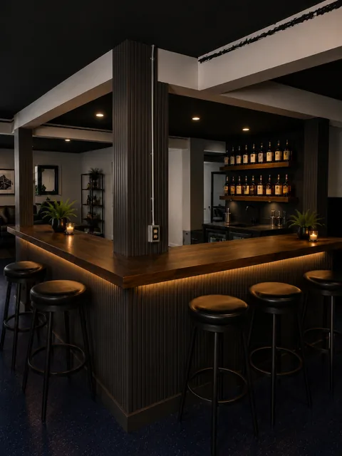 The main bar inside 365 Sports Bar
